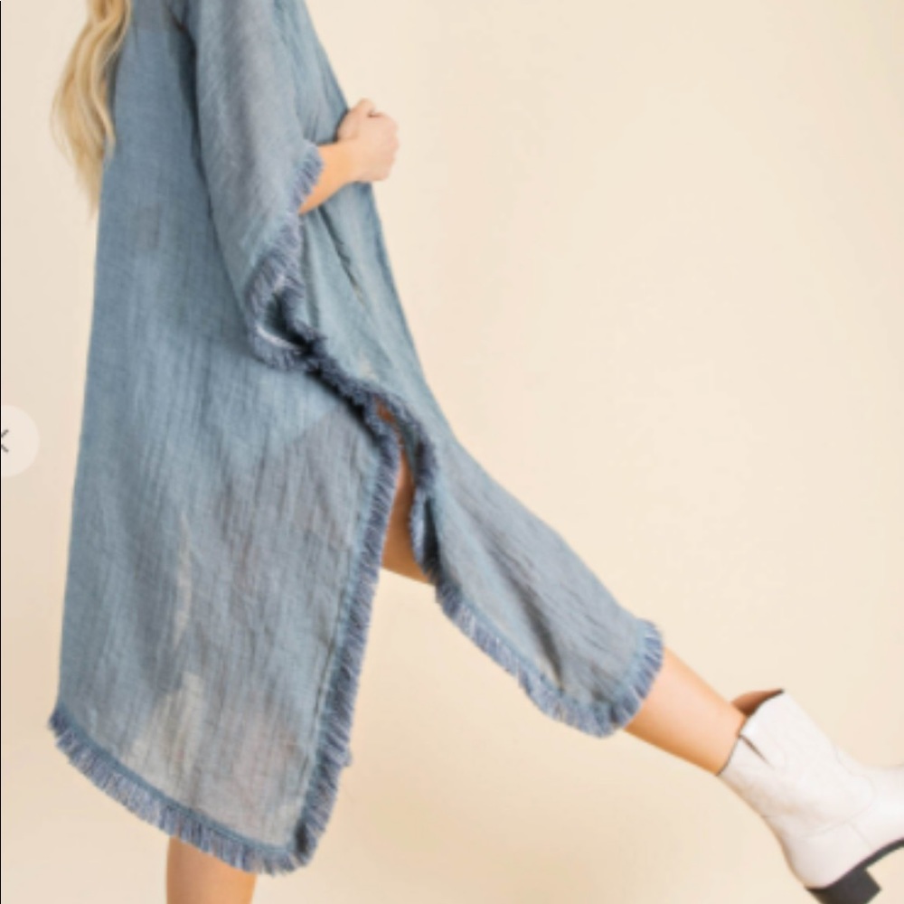 Blue kimono